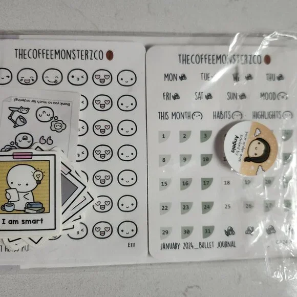 TheCoffeeMonsterzCo Random Stickers - Picture 7 of 10